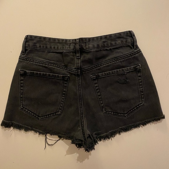 Pacsun black jean shorts - Picture 2 of 3